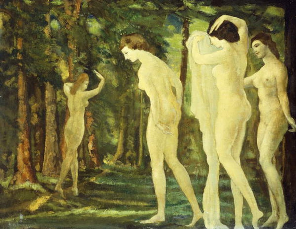 Detail of Cloud of Change by Arthur Bowen Davies