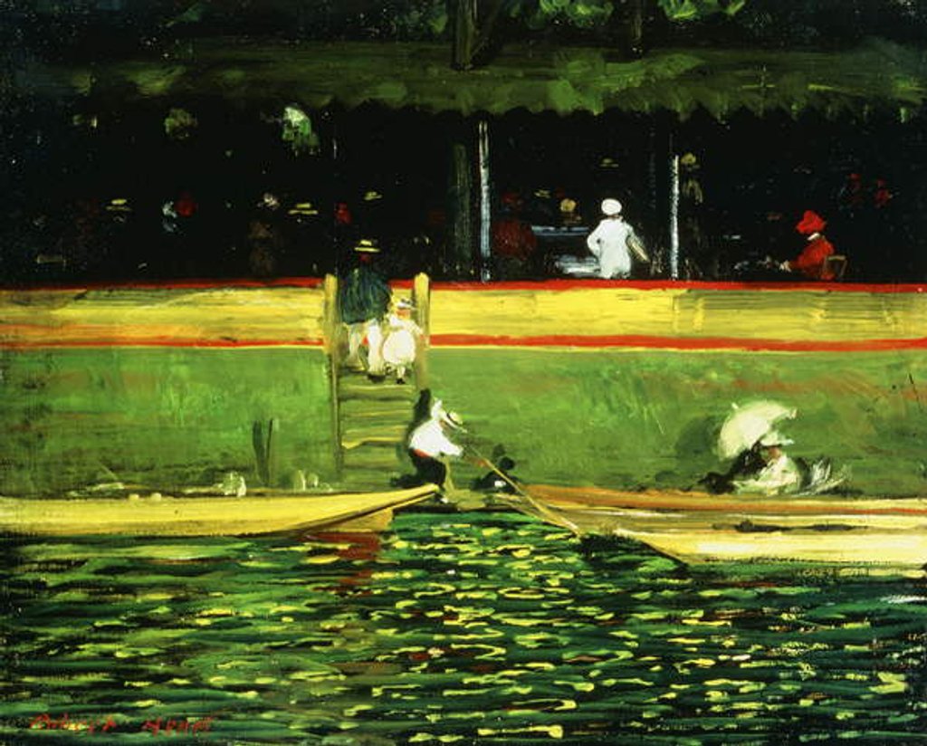 Detail of At Joinville, 1896 by Robert Cozad Henri