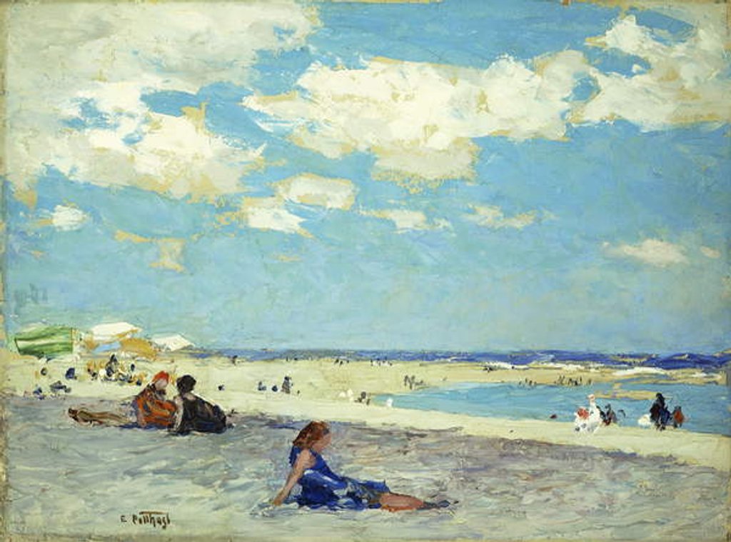 Detail of Long Beach by Edward Henry Potthast