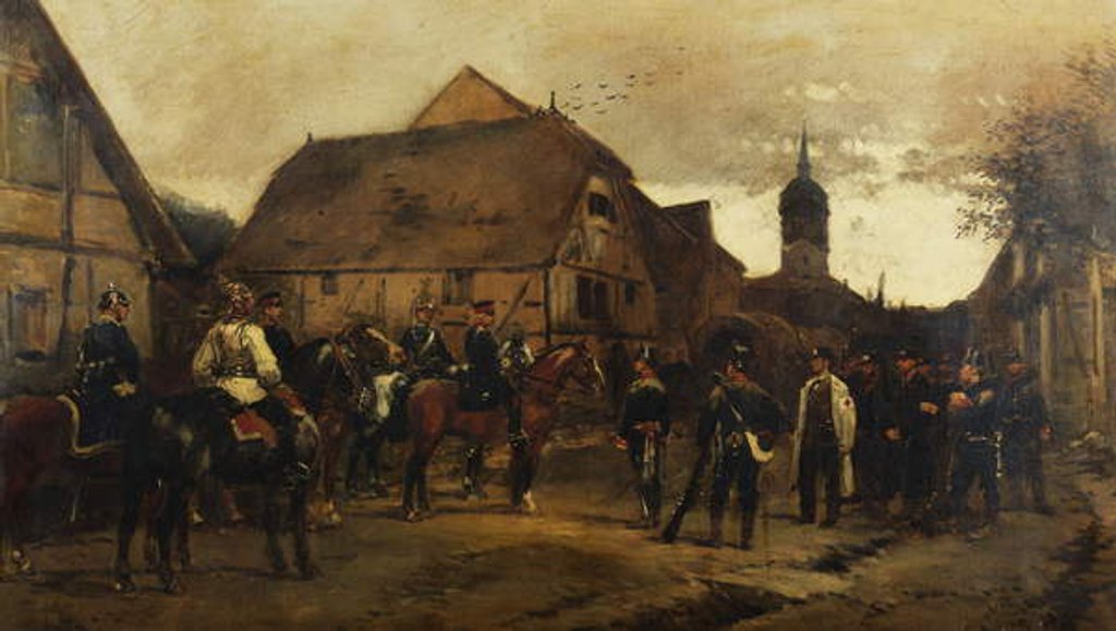 Detail of The Capture, 1878 by Jean-Baptiste Edouard Detaille