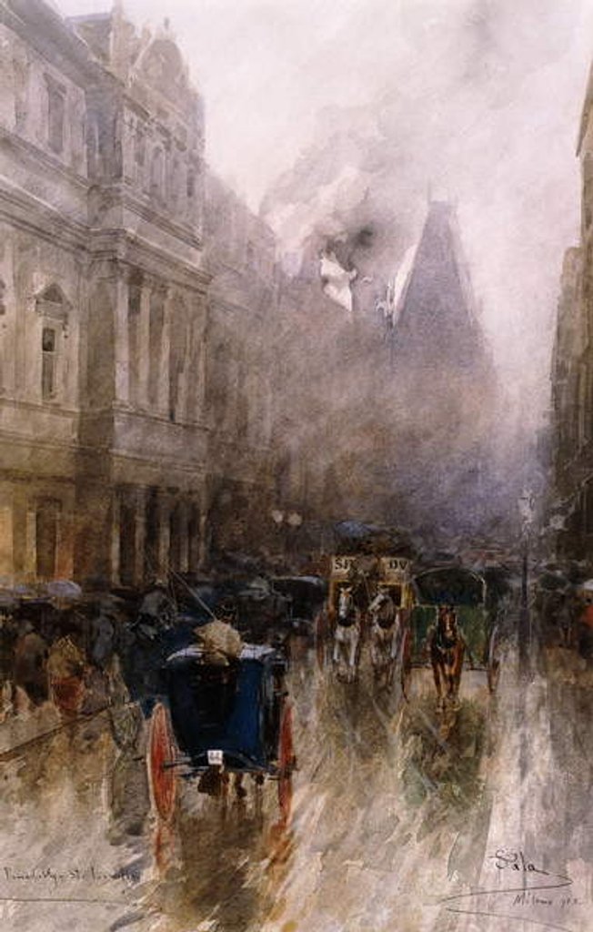 Detail of Piccadilly, London by Paolo Sala