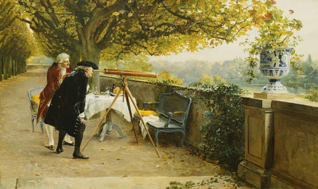 Detail of Les Voyeurs by Louis Emile Adan