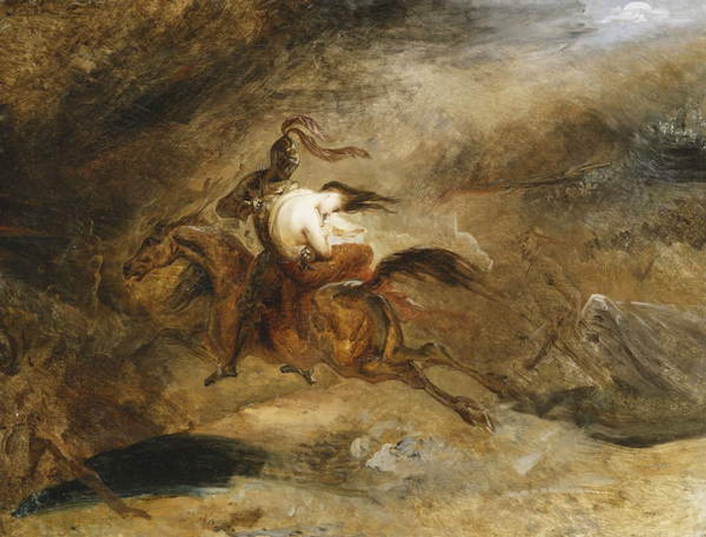 Detail of Lenore, Les Morts Vont Vite by Ary Scheffer