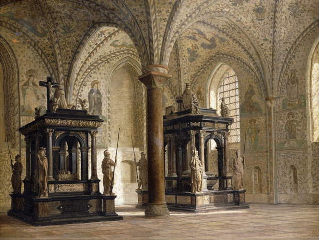 Detail of Roskilde Cathedral, Denmark, 1874 by Heinrich Hansen