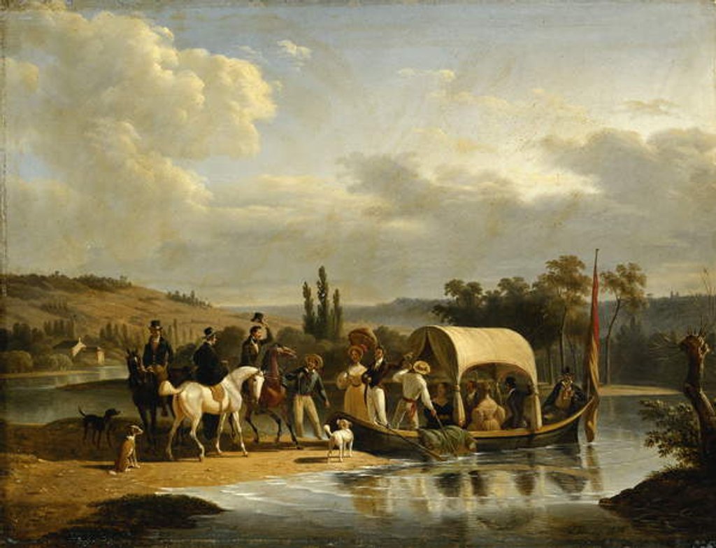 Detail of The Departure, 1836 by Jean Francois Demay