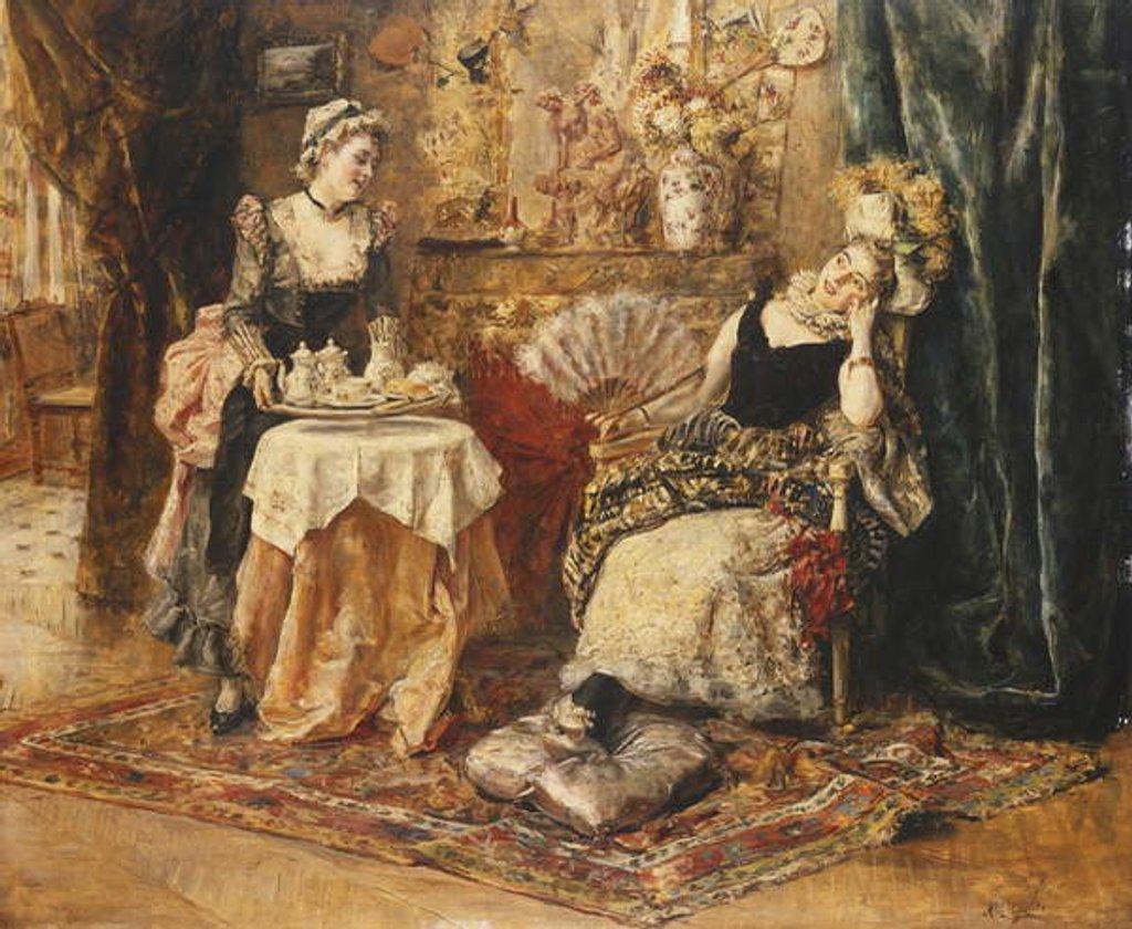 Detail of Tea Time by Eduardo-Leon Garrido