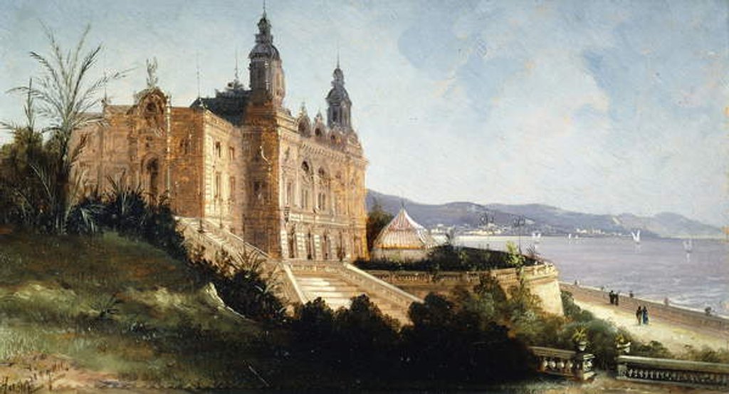 Detail of The Casino at Monte Carlo by August Siegen