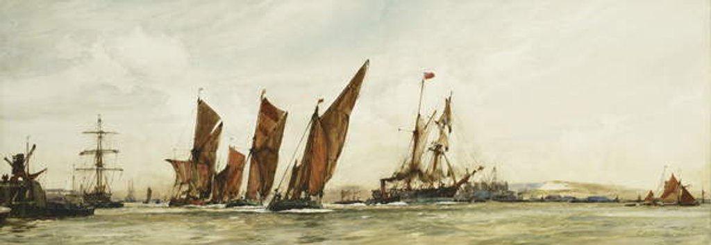 Detail of Above Woolich, 1906 by Charles Edward Dixon