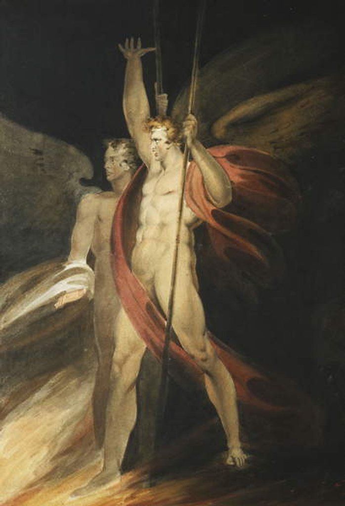 Detail of Satan Exulting by Richard Westall