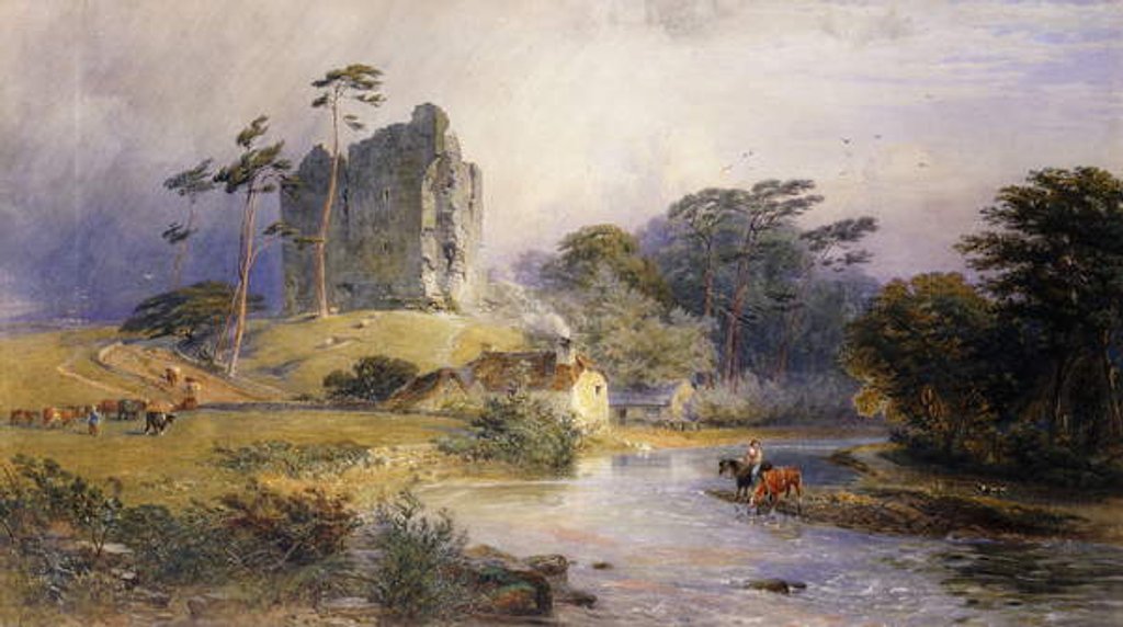 Detail of Thirlwall Castle, Northumberland by Henry George Hine