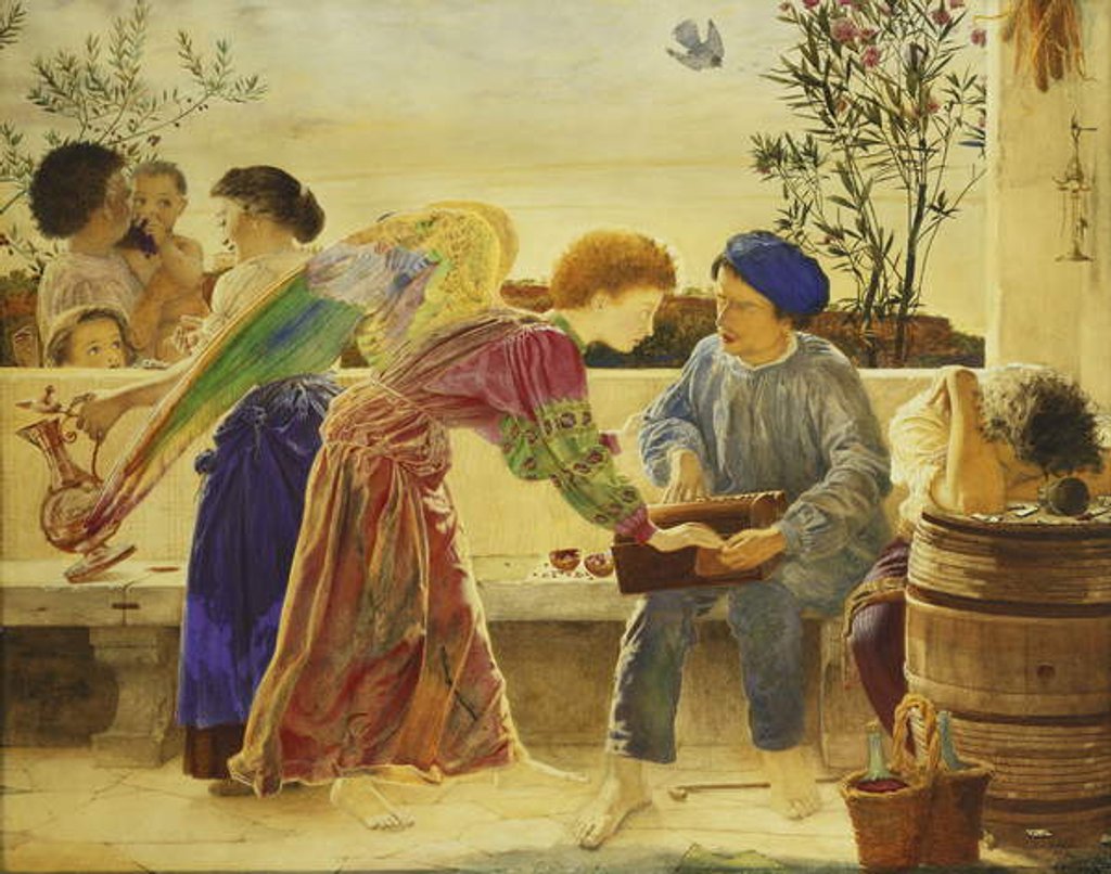 Detail of Unseeing and Unseen, 1862 by Frederick Smallfield