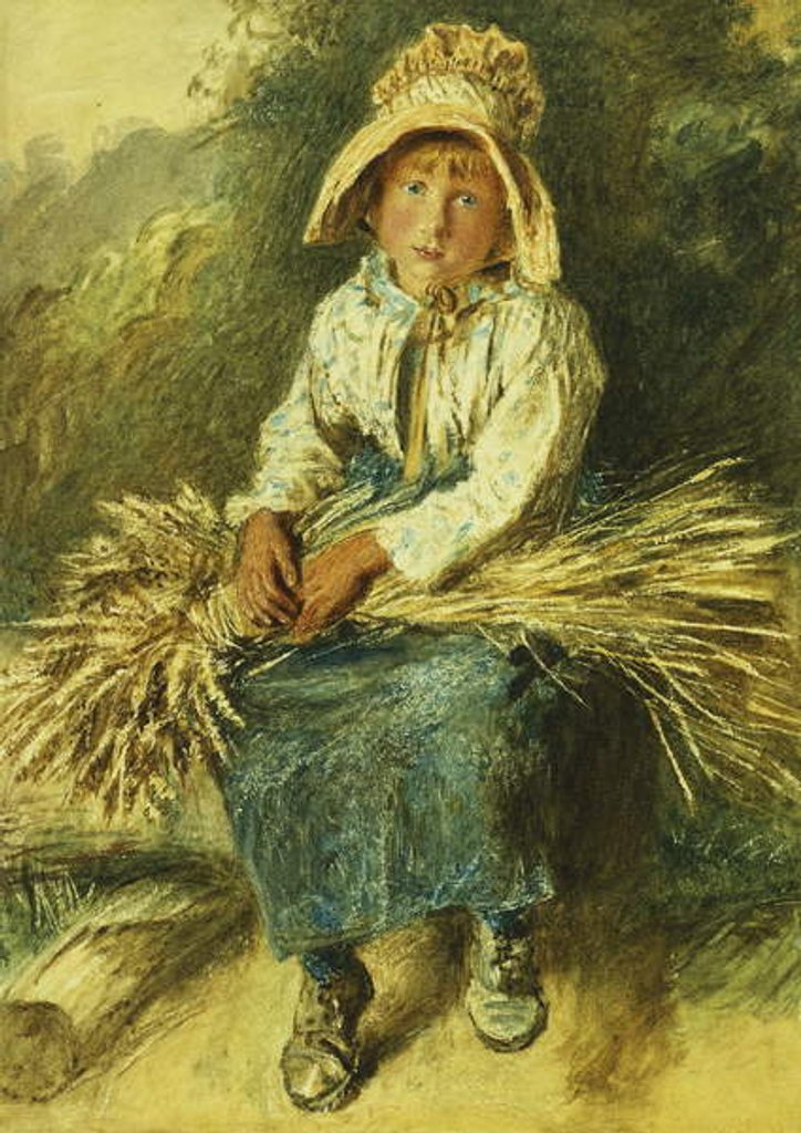 Detail of The Young Gleaner by William Henry Hunt