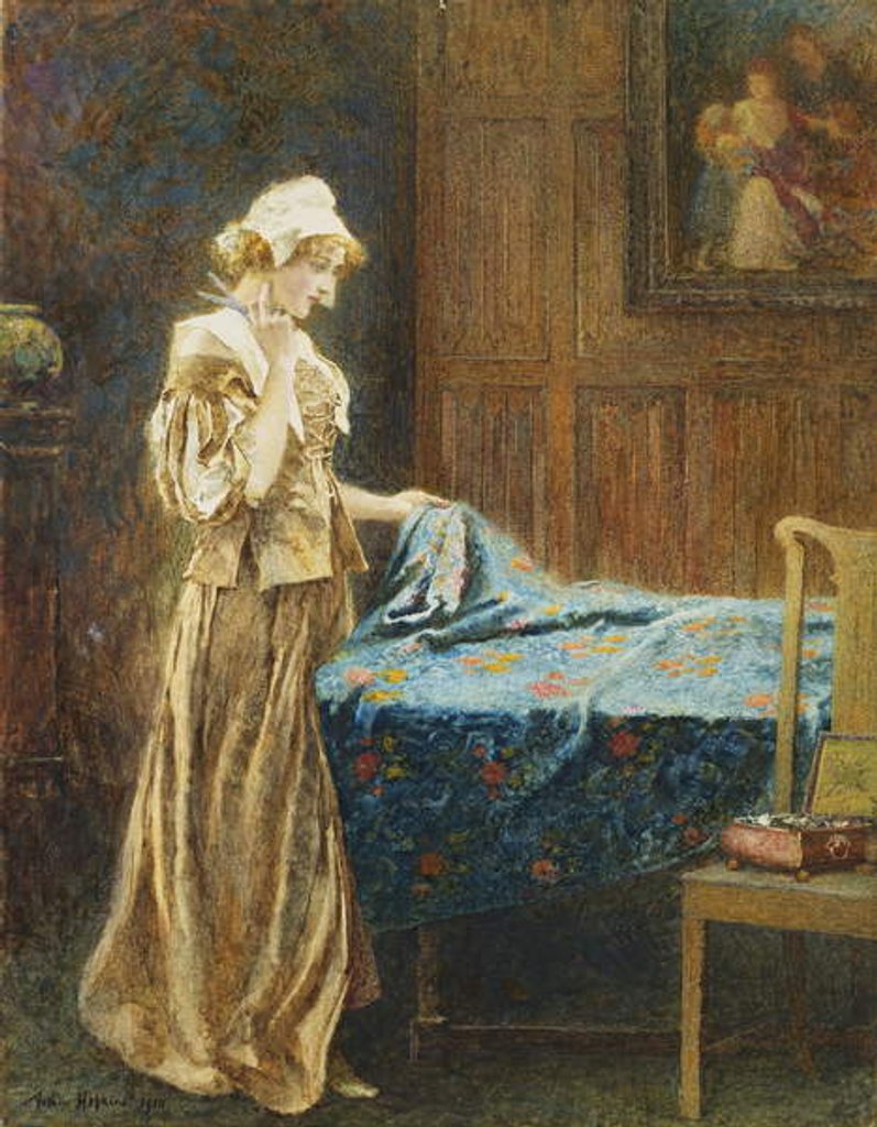 Detail of A Moment's Hesitation, 1910 by Arthur Hopkins