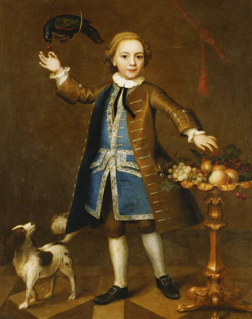 Detail of Portrait of a Boy by John Theodore Heins