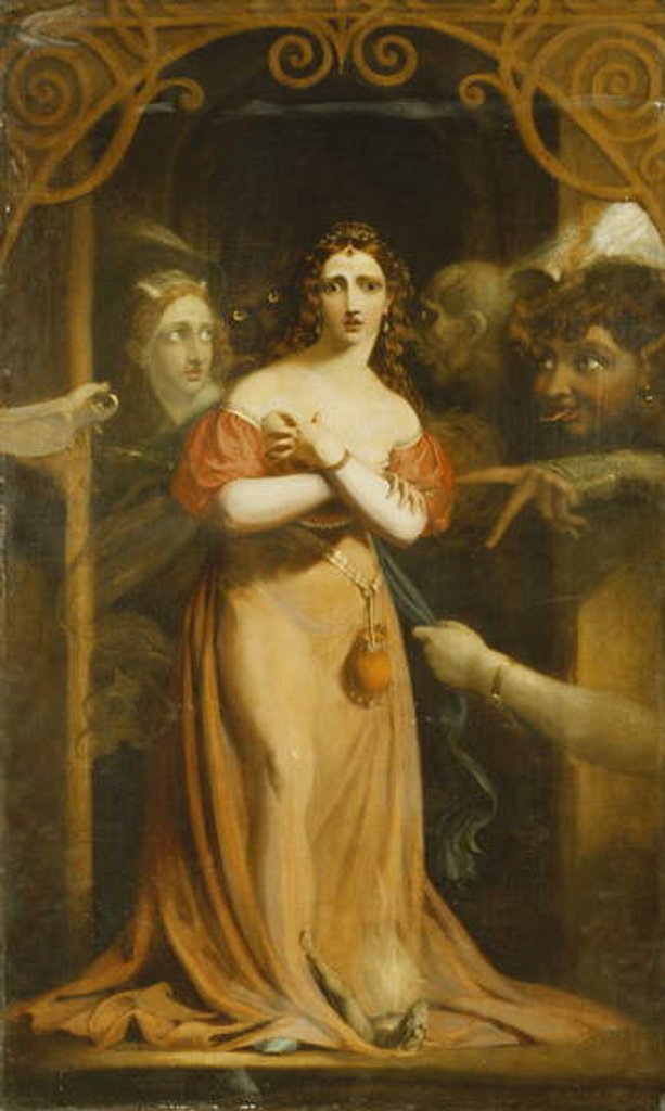 Detail of A Nightmare by Theodor M. von Holst