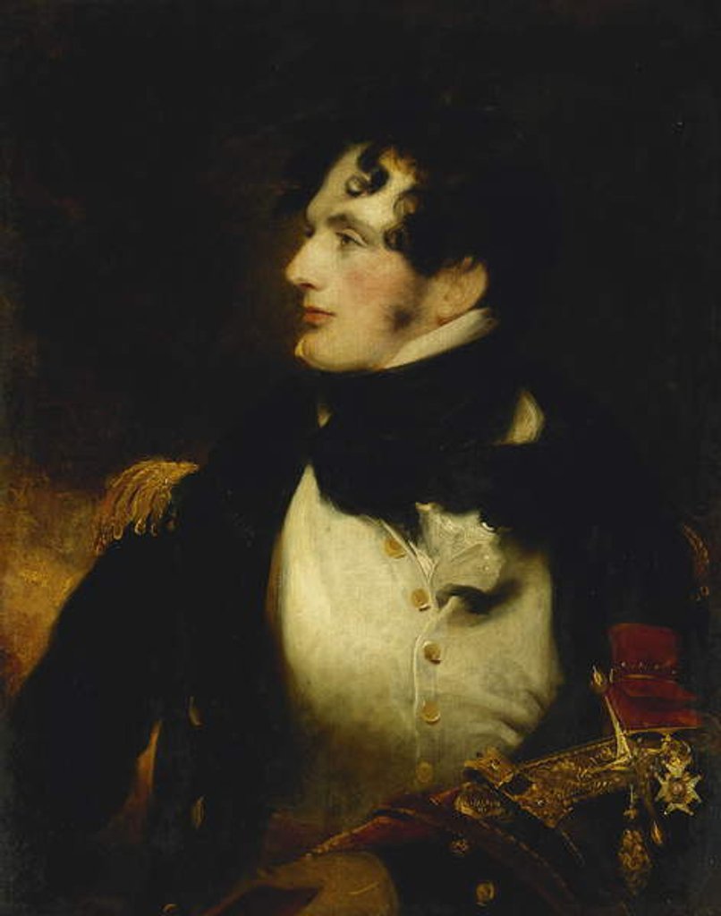 Detail of Portrait of a Naval Officer by William Beechey