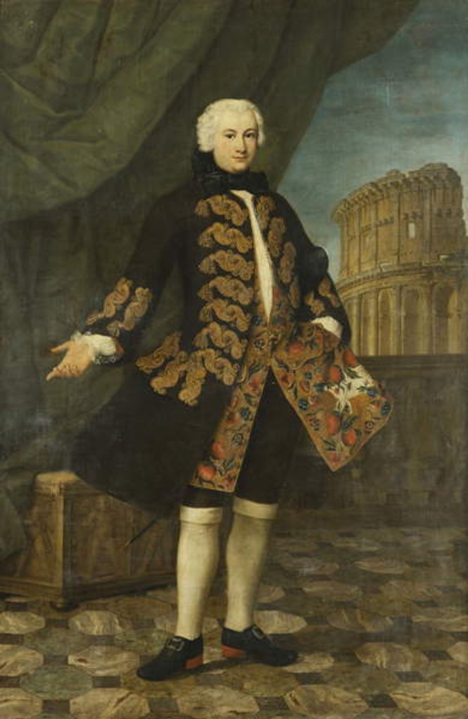 Detail of Portrait of William Perry, Aged 21 by Antonio David