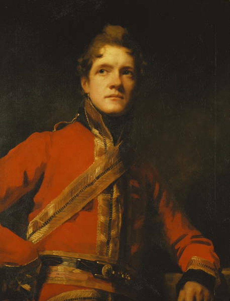 Detail of Portrait of Lieut-Colonel Morrison of the 7th Dragoon Guards by Henry Raeburn