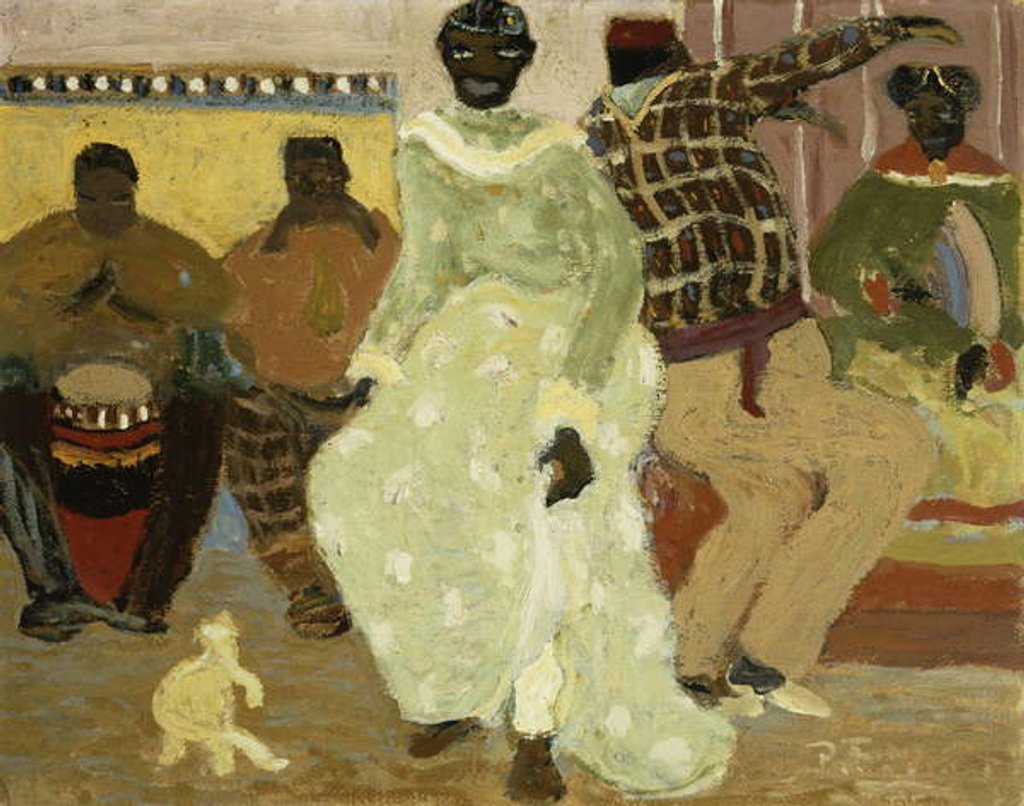 Detail of Candombe by Pedro Figari
