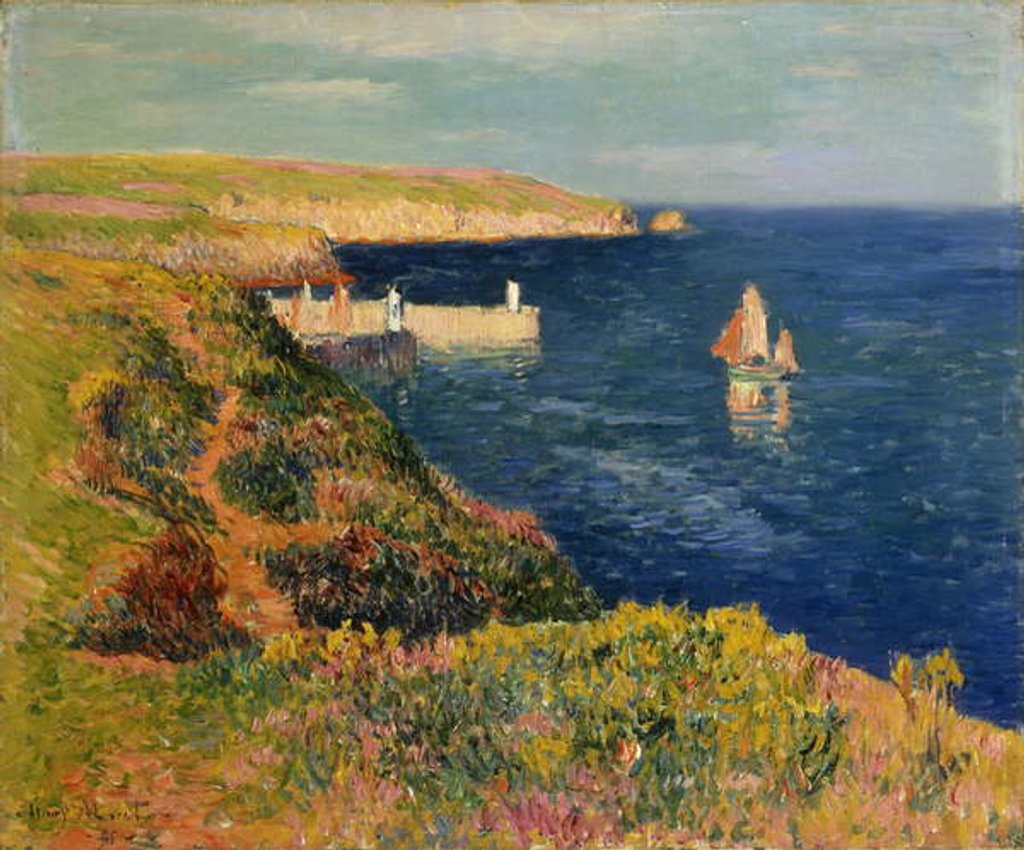 Detail of Port-Eudy, Ile-de-Groix by Henry Moret