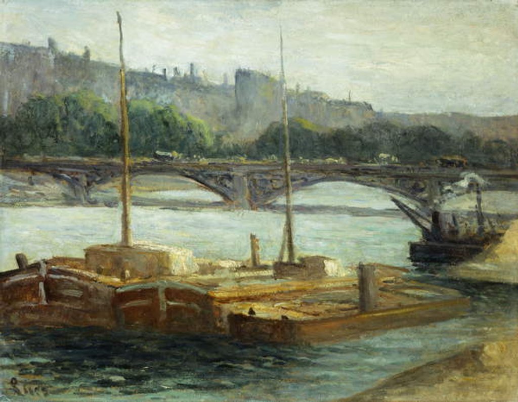 Detail of Boats at Groix; Bateaux a Groix by Paul Signac