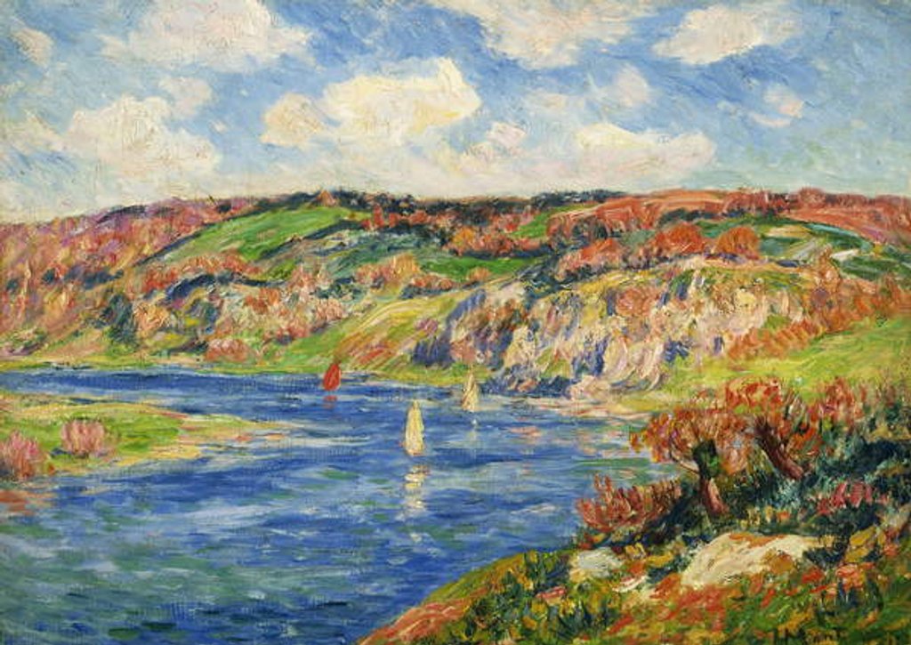 Detail of Riviere de St. Maurice by Henry Moret