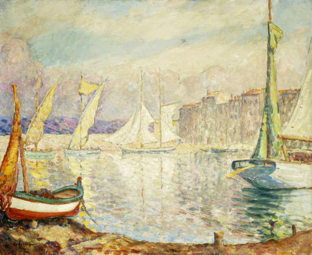 Detail of Le Port de Saint Tropez, 1906 by Henri Lebasque