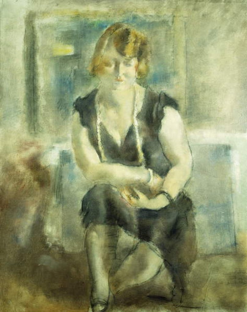 Detail of La Blonde, 1927-29 by Jules Pascin