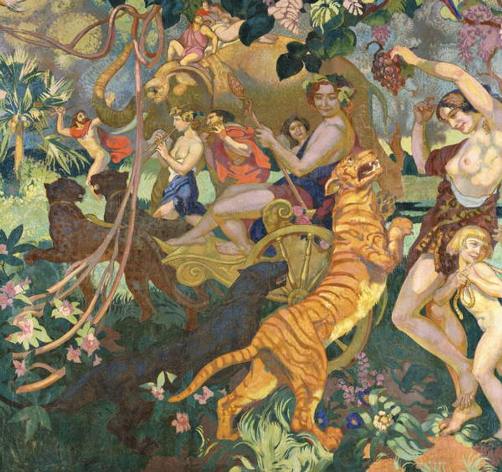 Detail of Le Bacchanale du Tigre Royal by Maurice Denis