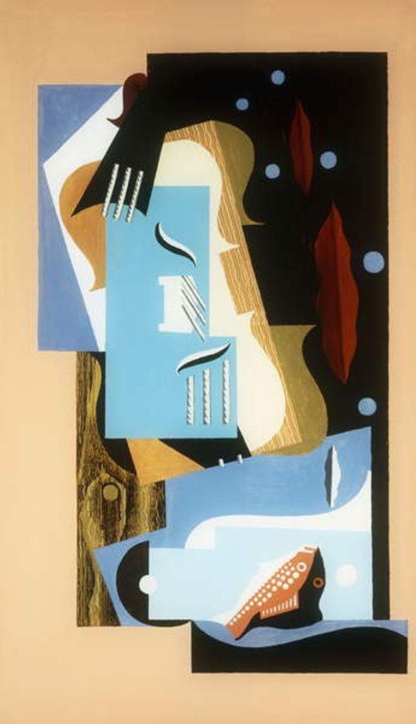 Detail of Still Life with The Great Bear; Nature Morte a la Grande Ourse, 1926 by Louis Marcoussis