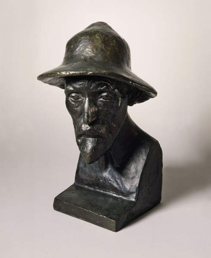 Detail of Buste d'Auguste Renoir, c. 1907 by Aristide Maillol