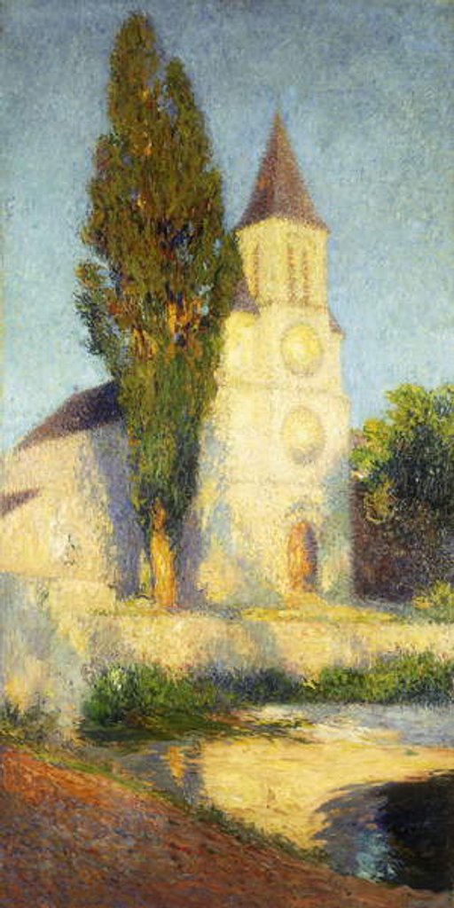 Detail of Labastide du Vert Church; Eglise de Labastide du Vert by Henri Jean Guillaume Martin