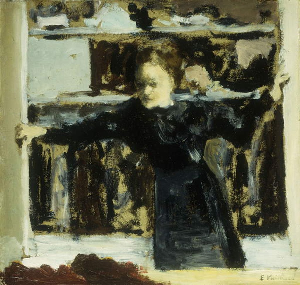 Detail of Woman Opening a window; Femme Ouvrant la Fenetre, 1893 by Edouard Vuillard