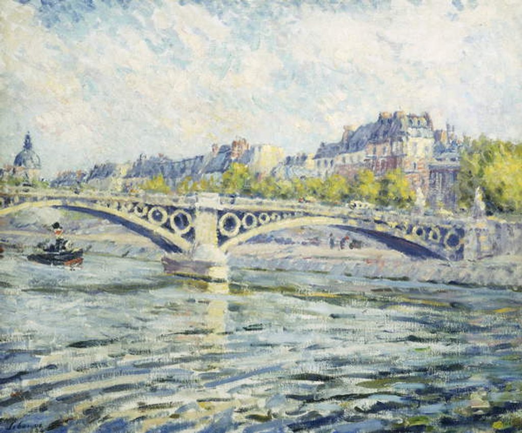 Detail of The Seine, Paris; La Seine a Paris, 1904 by Henri Lebasque