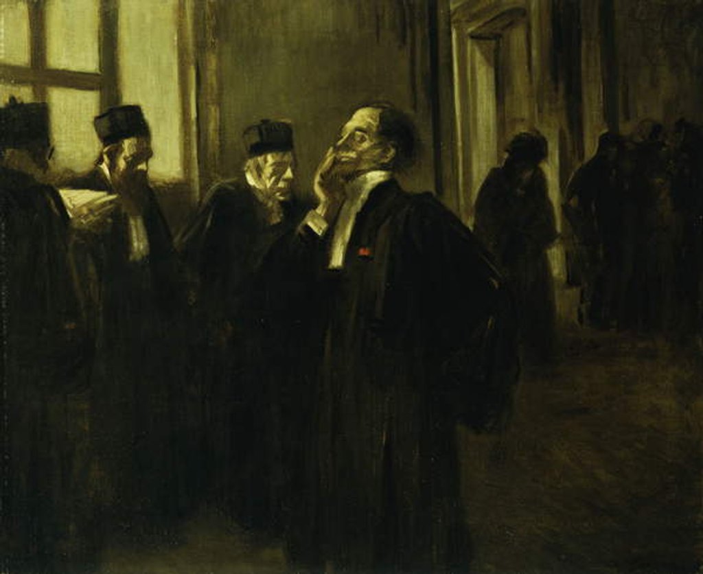 Detail of Palace Corridor Scene; Scene de Couloir au Palais, c.1905 by Jean Louis Forain