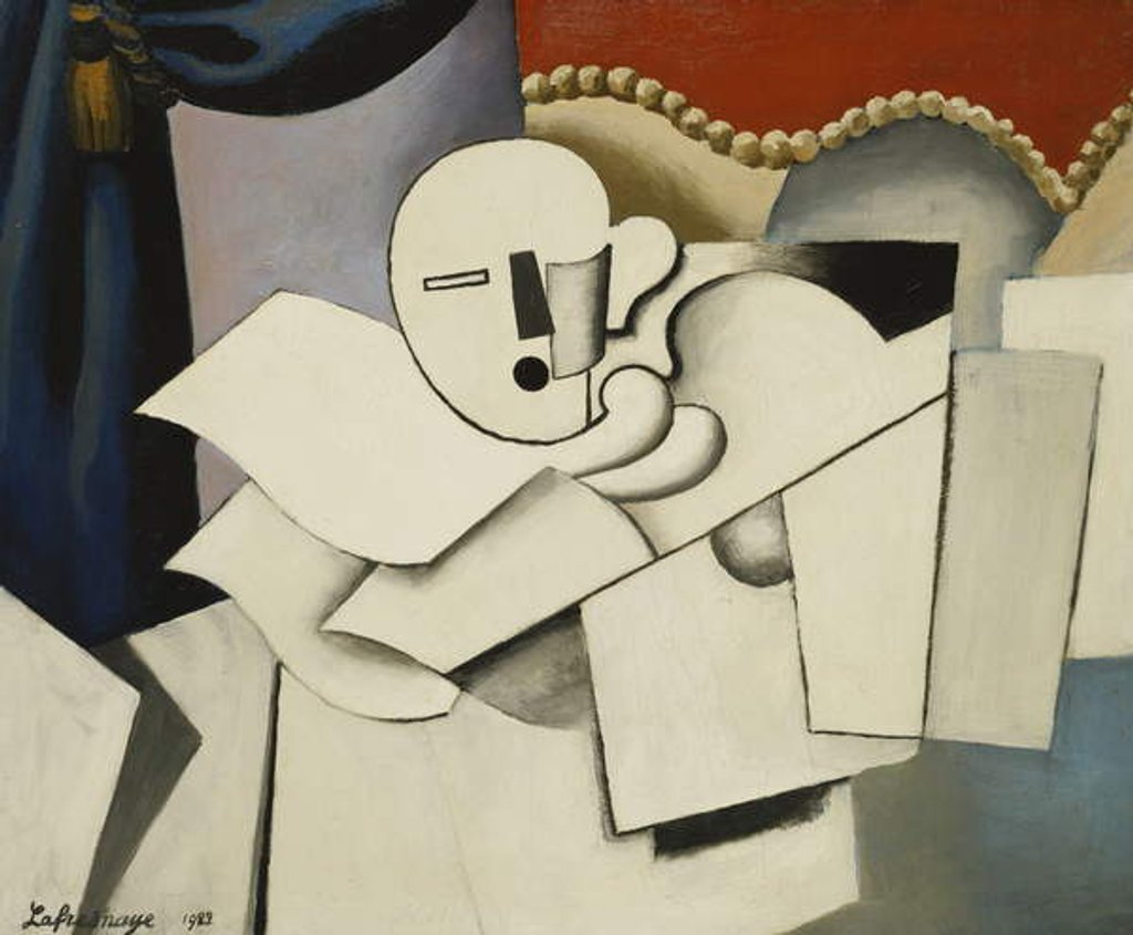 Detail of The Clown; Le Pierrot, 1922 by Roger de La Fresnaye