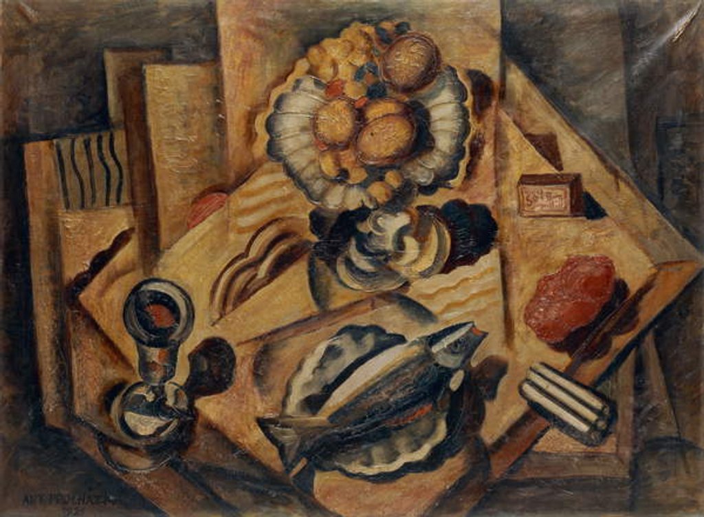 Detail of Still Life, 1921 by Antonin Prochazka