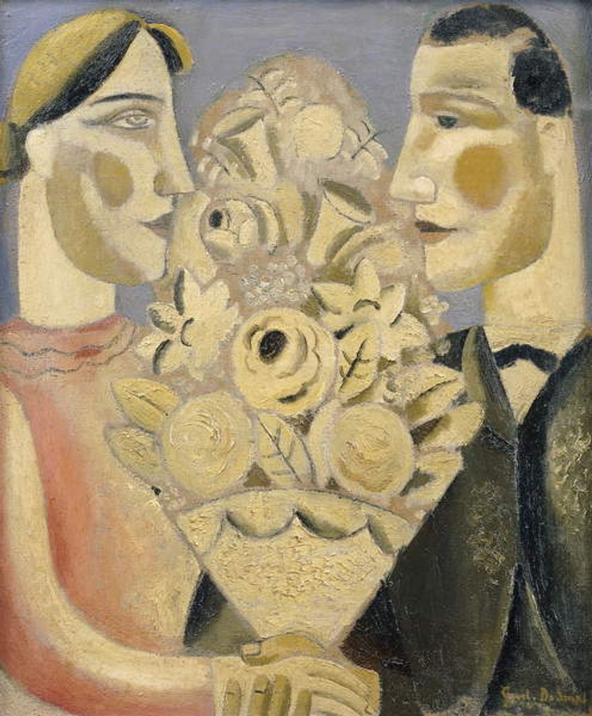 Detail of The Bouquet; Le Bouquet or Der Bloemtuil, 1924 by Gustave de Smet