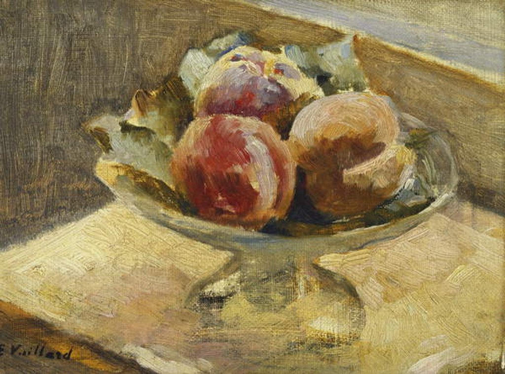 Detail of A Bowl of Peaches; Le Compotier de Peches, c.1889 by Edouard Vuillard