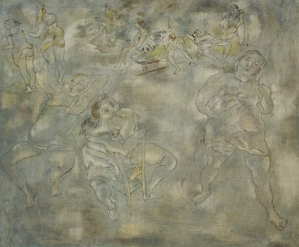 Detail of The Captives; Les Captives, c.1923-25 by Jules Pascin