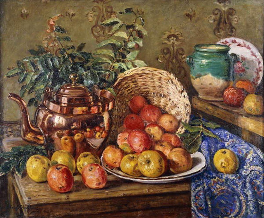 Detail of Still Life; Nature Morte by Eugene Claude