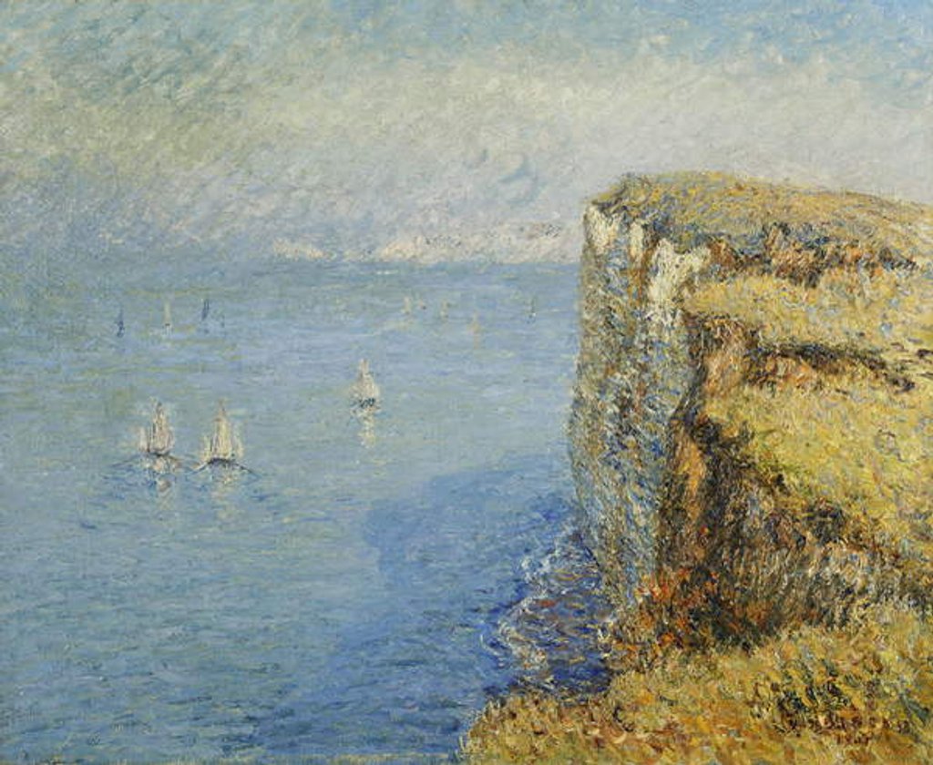 Detail of Cliffs in Normandy; Falaises en Normandie, 1901 by Gustave Loiseau