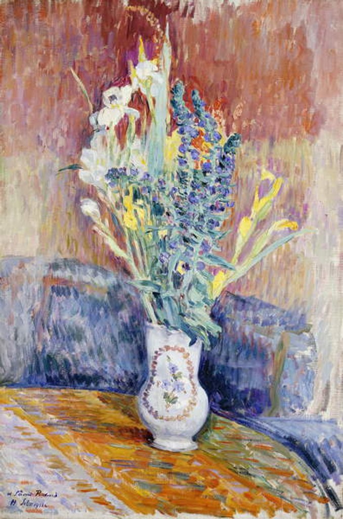 Detail of Flower Bouquet; Bouquet de Fleurs, by Henri Lebasque