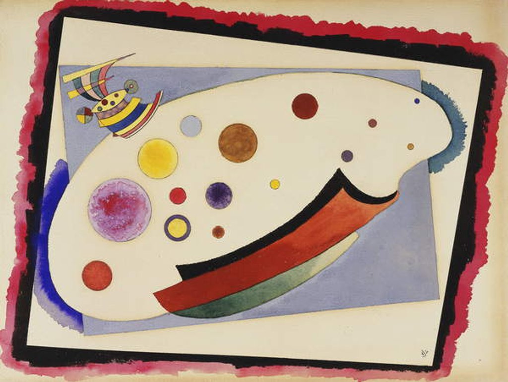 Detail of Ovale Anime, 1935 by Wassily Kandinsky