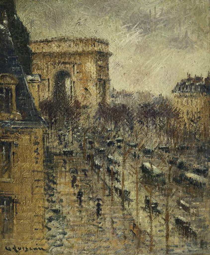 Detail of L'Arc de Triomphe, c.1930-1931 by Gustave Loiseau
