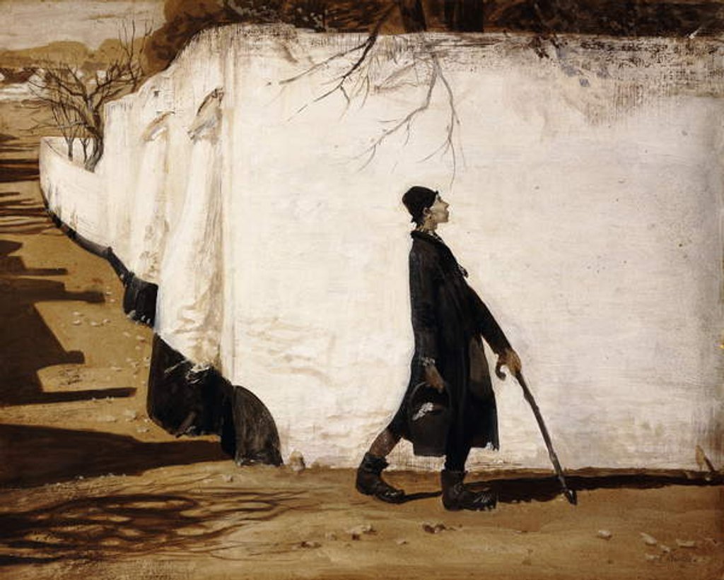 Detail of The Blind; L'Aveugle - De Blinde, 1916 by Constant Montald