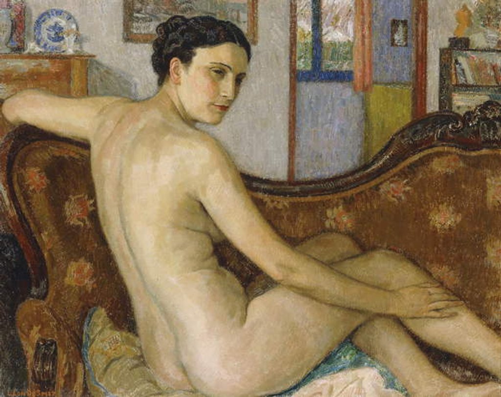 Detail of The Bather with her Dog by Georges Lemmen