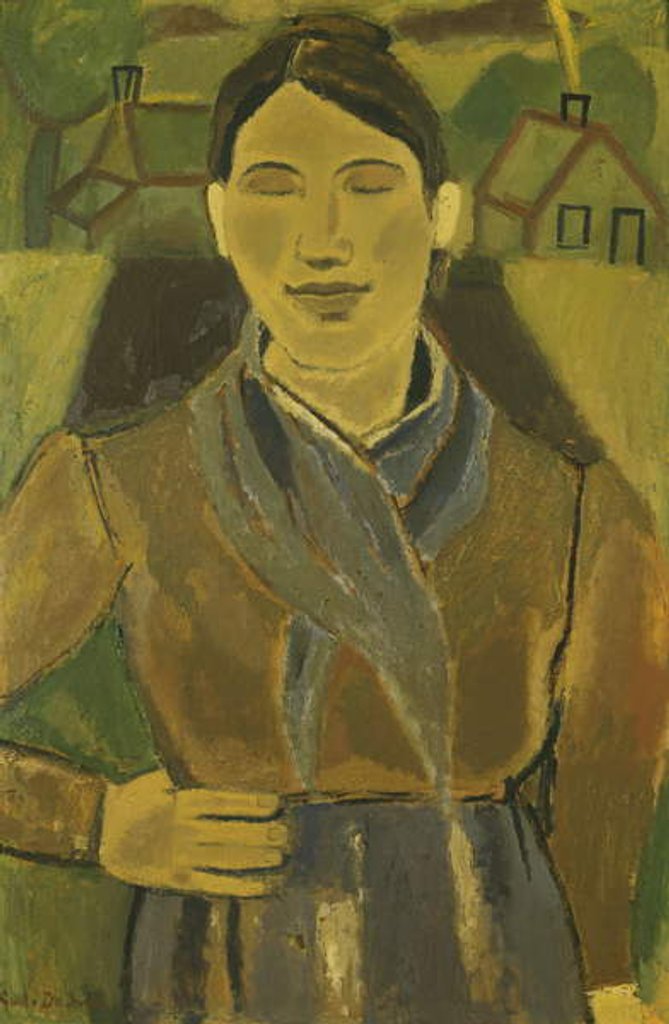 Detail of The Flemish Peasant; La Paysanne Flamande, c.1935 by Gustave de Smet