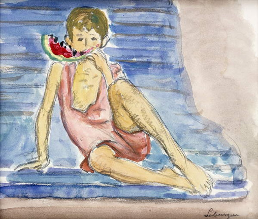 Detail of The Artist's Son; Le Fils de l'Artiste, by Henri Lebasque