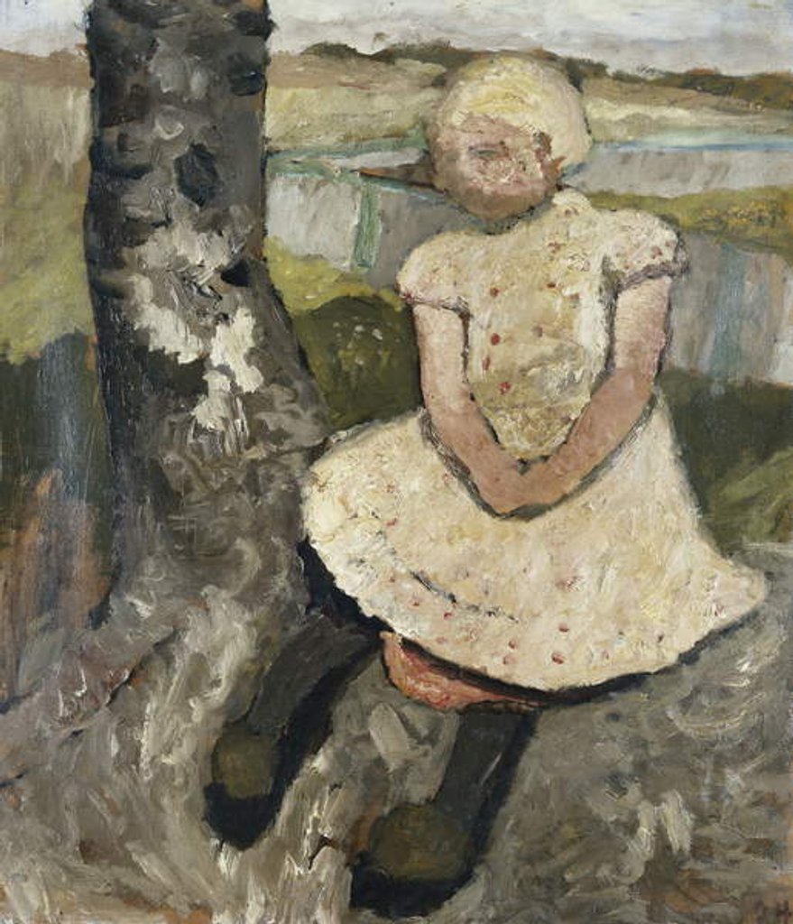 Detail of Child Sitting under a Tree by Paula Modersohn-Becker